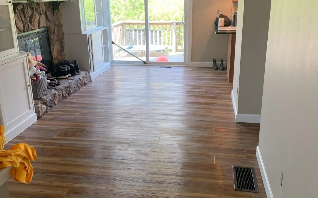 First Floor LVP Flooring Installation